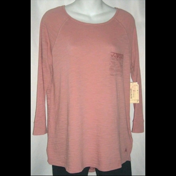 Burton Sports Goods Pink Aztec Raglan Shirt NWT S - Picture 1 of 7